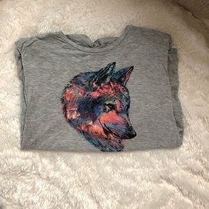 Girls’ Wolf Shirt